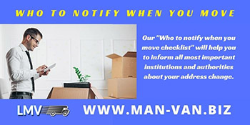 Who to notify when you move?