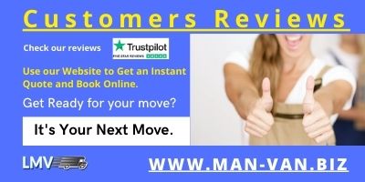 The service from Man Van Biz was excellent
