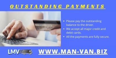 Payments for MAN VAN BIZ services in London