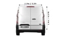 Medium Van with Mover in London - Back View Dimension Thumbnail