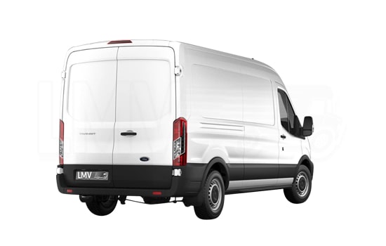 Large Van with Mover in London - Back View