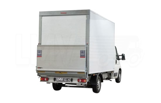 Luton Van with Mover in London - Back View