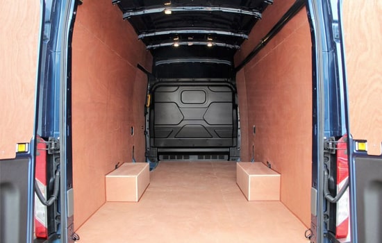 Extra Large Van with Mover in London - Inside View
