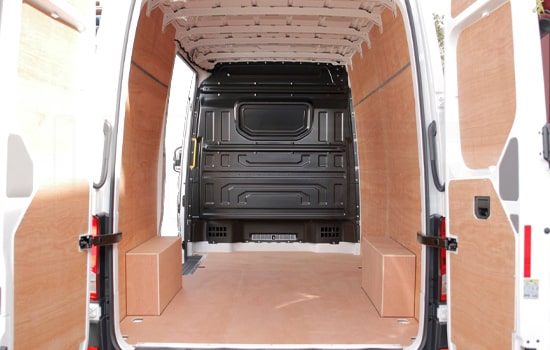 Large Van with Mover in London - Inside View