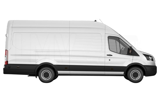 Extra Large Van with Mover in London - Side View
